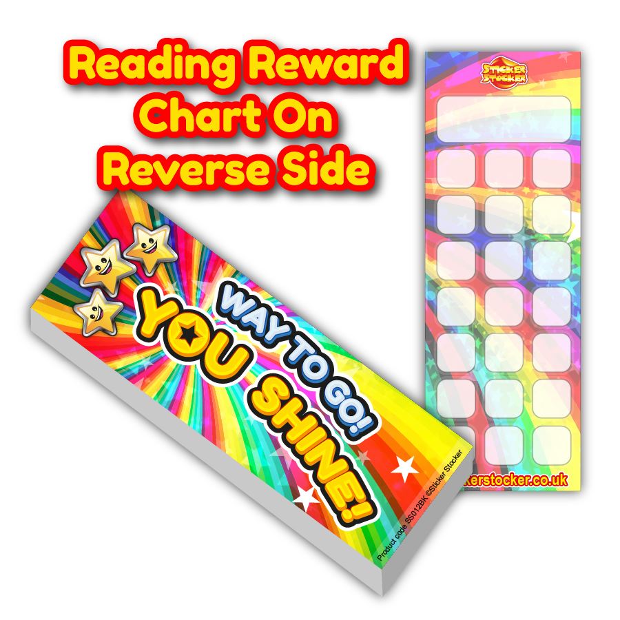 30 Way To Go You Shine Reading Classroom Reward Bookmarks Ideal For School Teachers