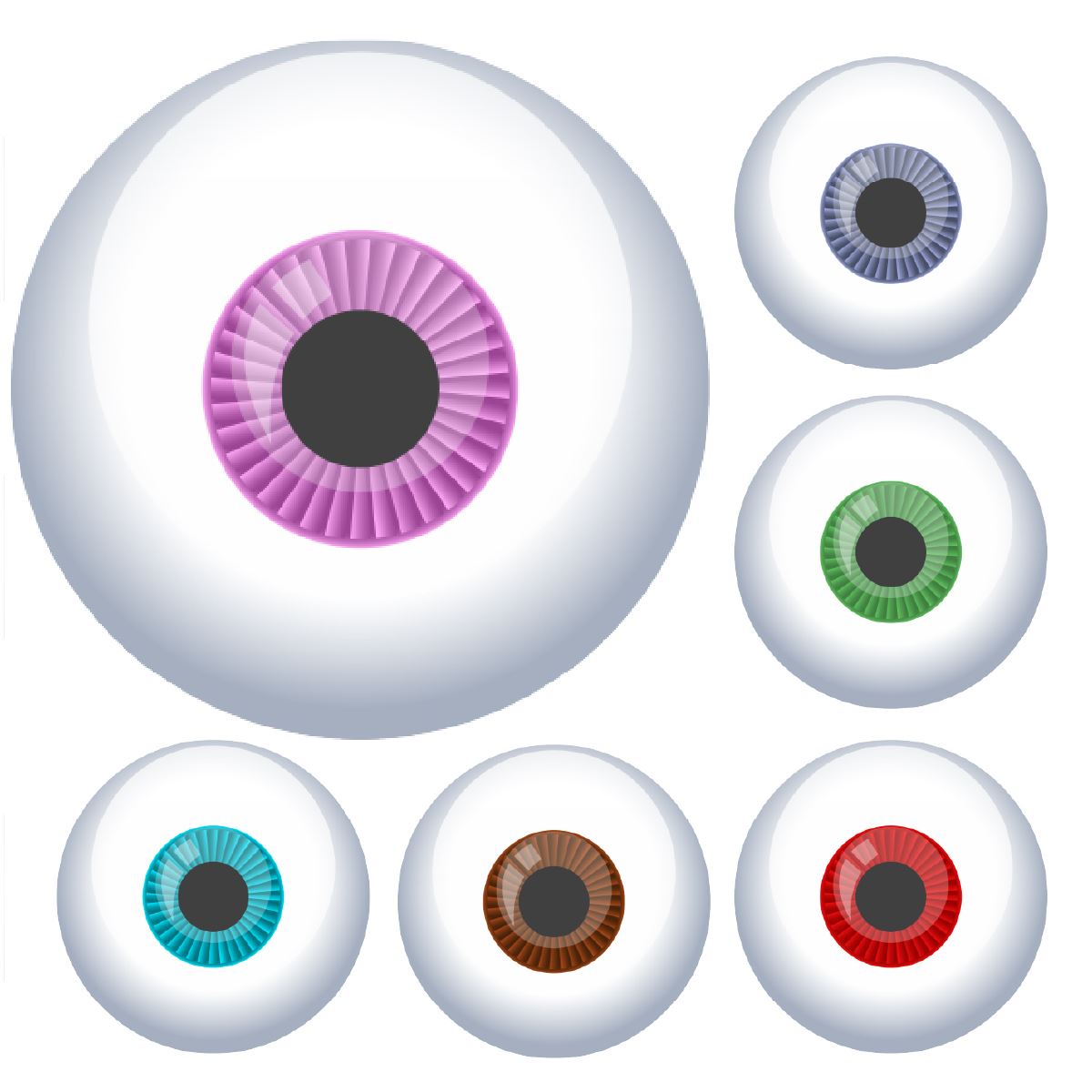 900 Mini Eyes 10mm Eyeball Spot Stickers for Teachers and Planners