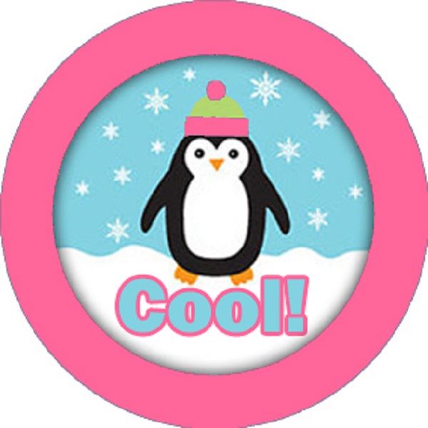 144 Proud Penguins 30mm Round Children's Reward Stickers - Teachers or Parents