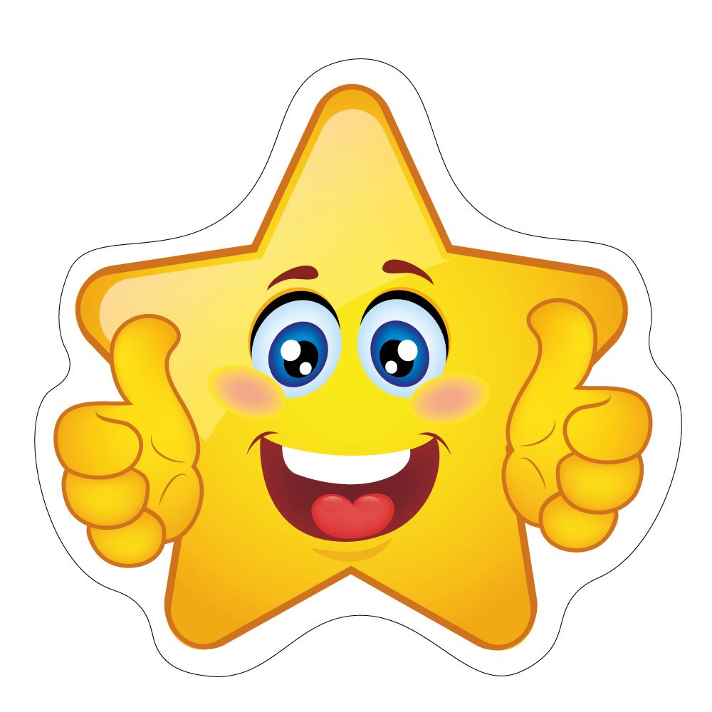 288 Star Smiles 20mm Shaped Children's Reward Stickers for School Teachers or Nurses