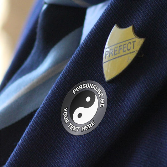 144 Yin and Yang Personalised 30mm Reward Stickers for School Teachers