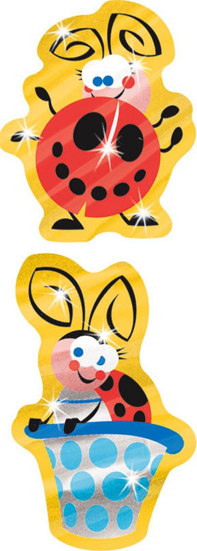 TREND Lucky Ladybugs Foil Bright Reward Stickers