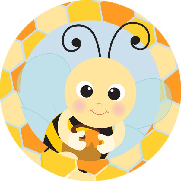 144 Bees Buzzing 30mm Reward Stickers for School Teachers, Parents and Nursery