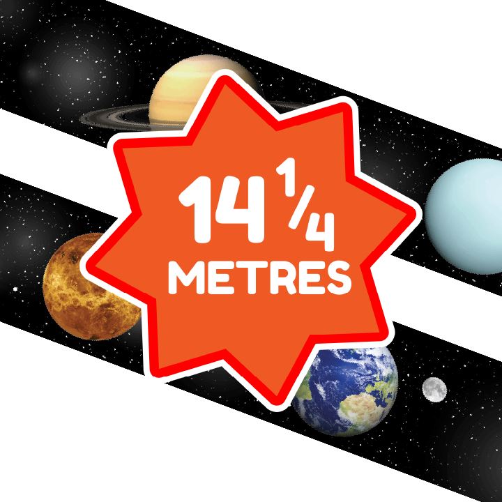 Solar System Planets Classroom Trimmers 14.25m long Notice Board Display Borders
