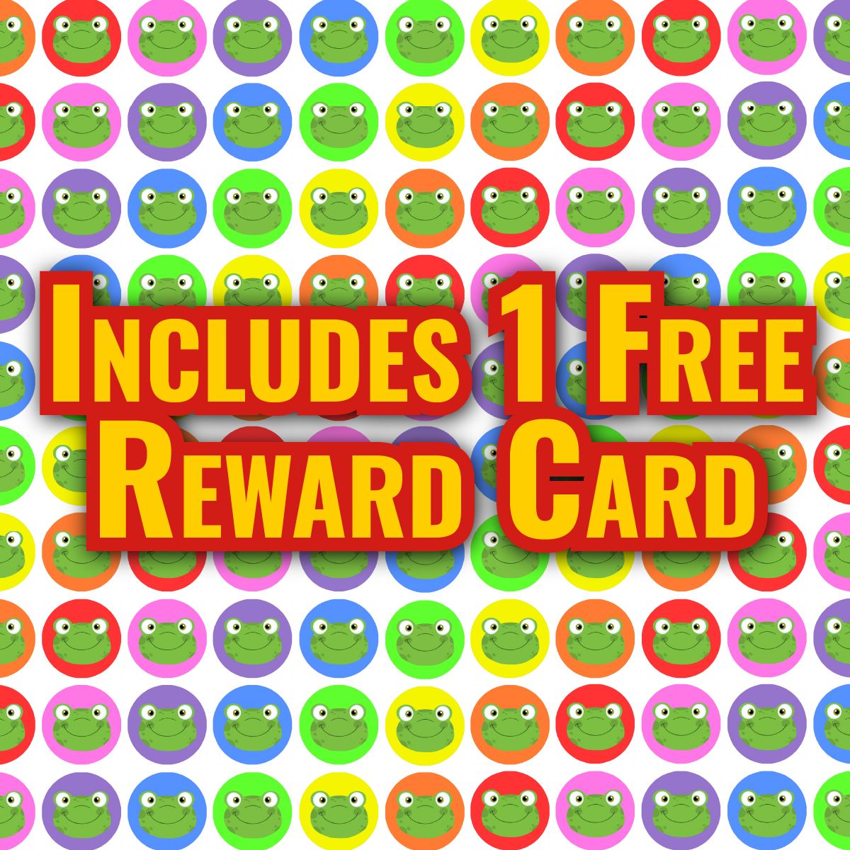 900 Colourful Mini Frog Faces 10mm Spot Reward Stickers for Teachers and Planner Charts