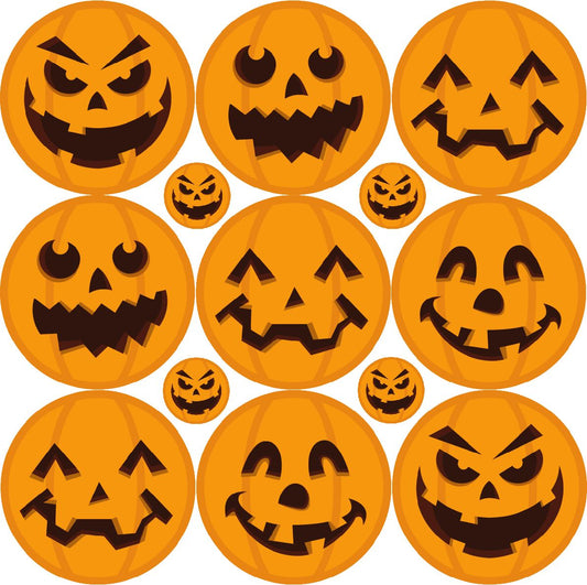 234 Pumpkin Smiles Halloween Reward Stickers for School Teachers, Parents and Nursery