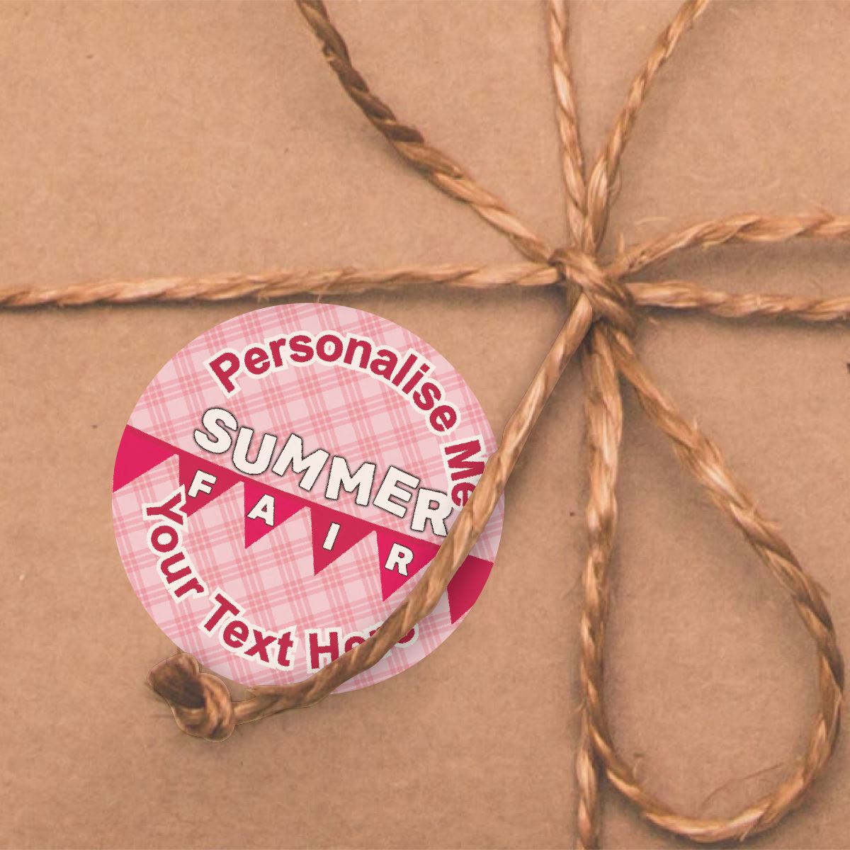 144 Summer Fair Personalised 30mm Reward Stickers for School Teachers