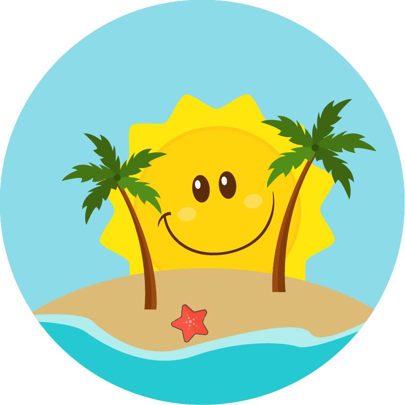 144 Happy Holiday 30mm Stickers for School Teachers, Parents and Nursery