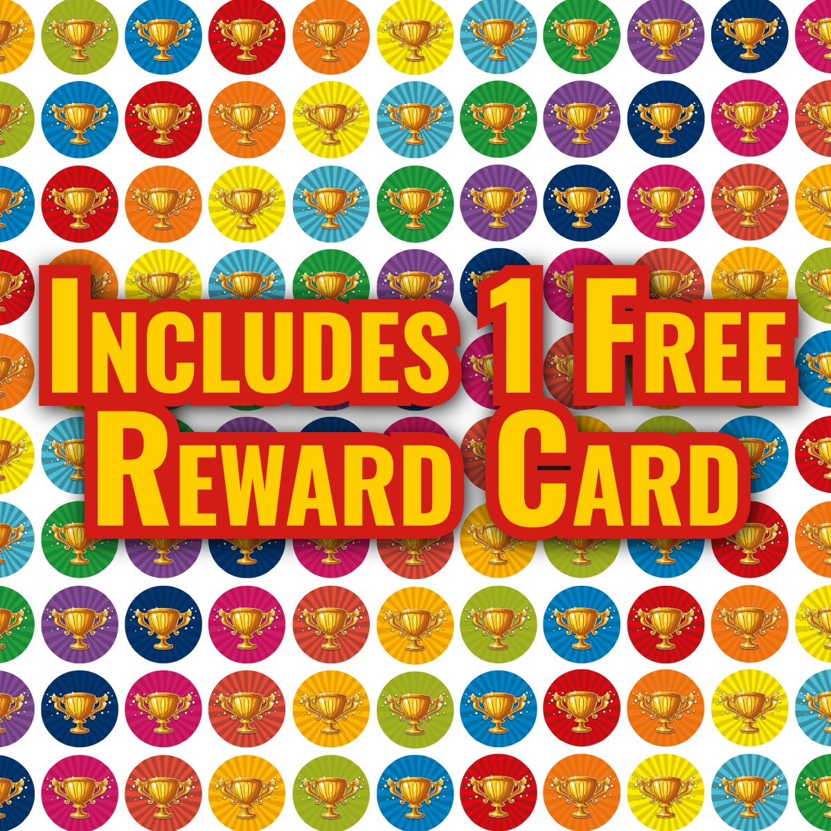 900 Mini Trophy Award Dot 10mm Spot Reward Stickers for Teachers and Planner Charts