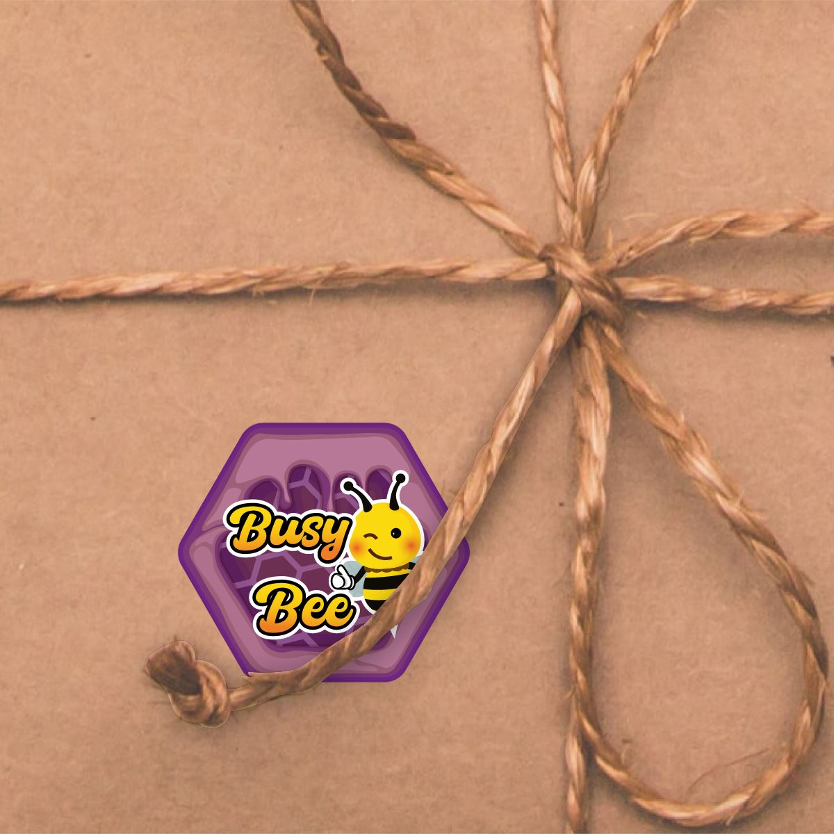 294 Honeybees 25mm Hexagon Shaped Children's BusyBee Reward Stickers for School Teachers or Nurses