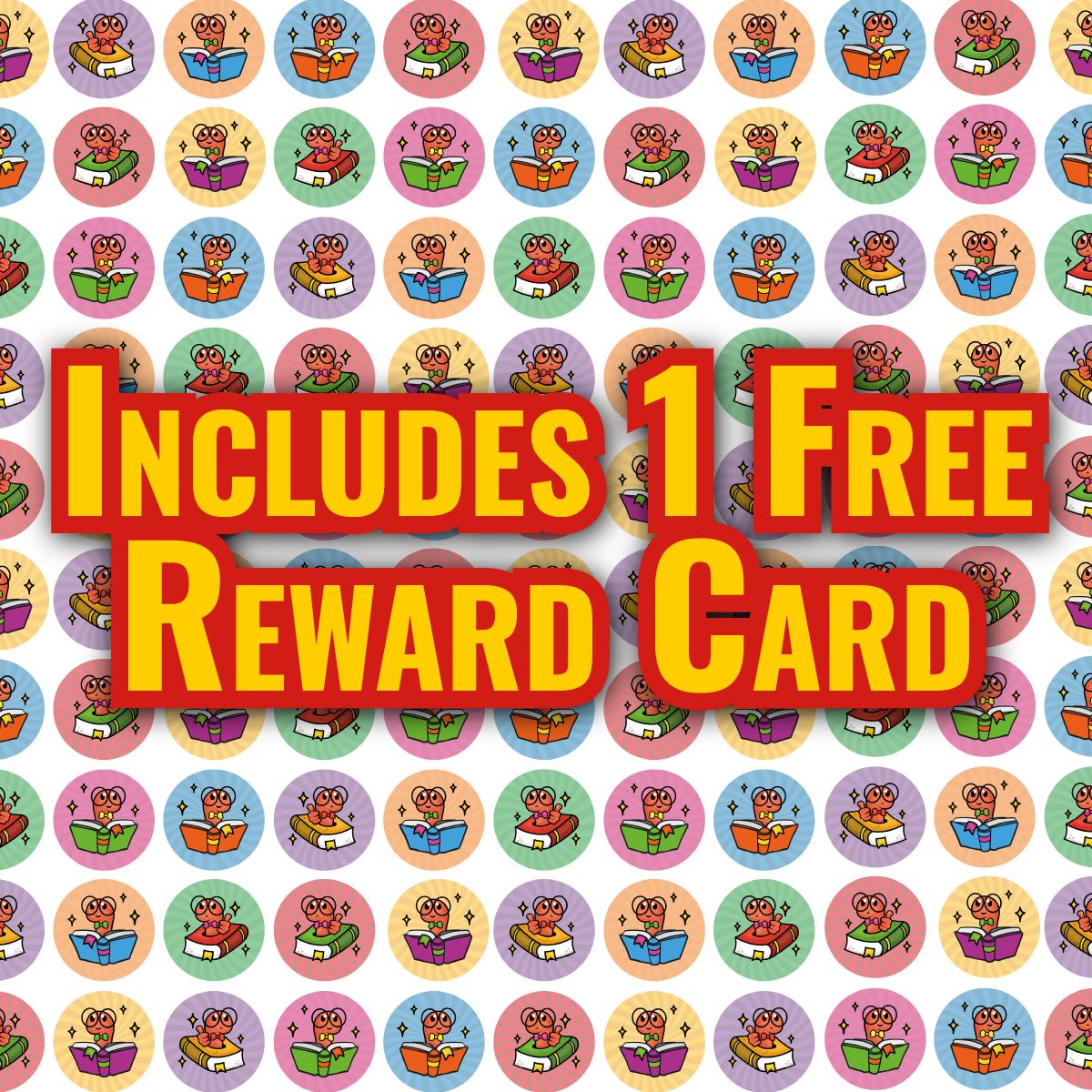 900 Mini Book Worm Reading Reward Dots 10mm Glossy Teacher Reward Stickers Spot Stickers Journal Stickers