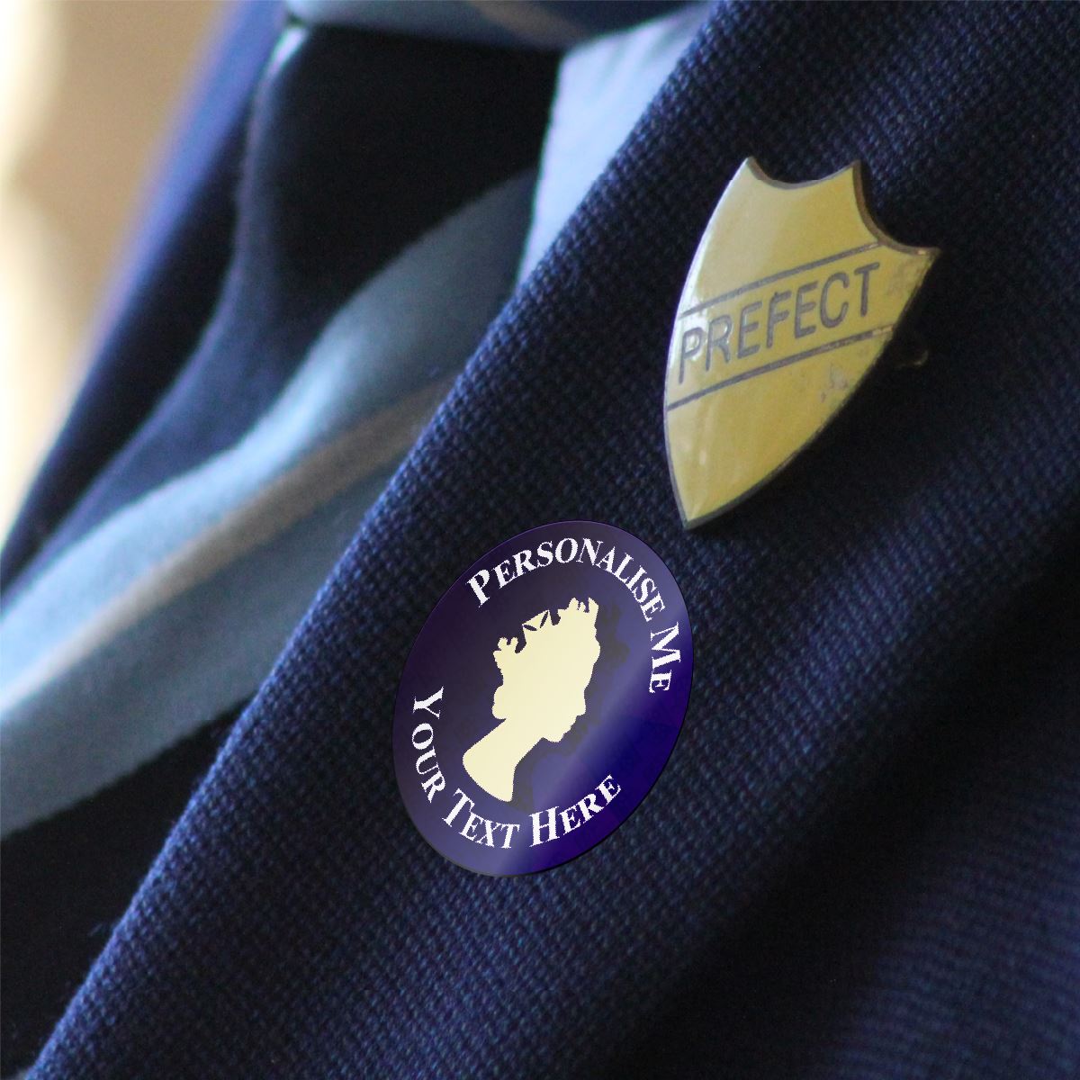 Queens Head Personalised 30mm Reward Stickers for School Teachers, Parents and Nursery