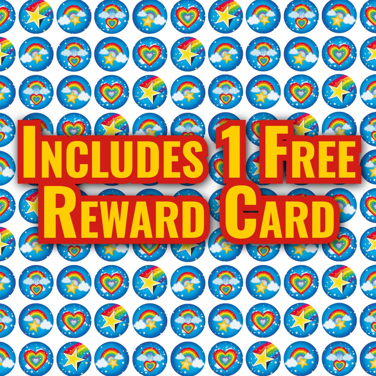 900 Mini Rainbow Star Award Dot 10mm Spot Reward Stickers for Teachers and Planner Charts