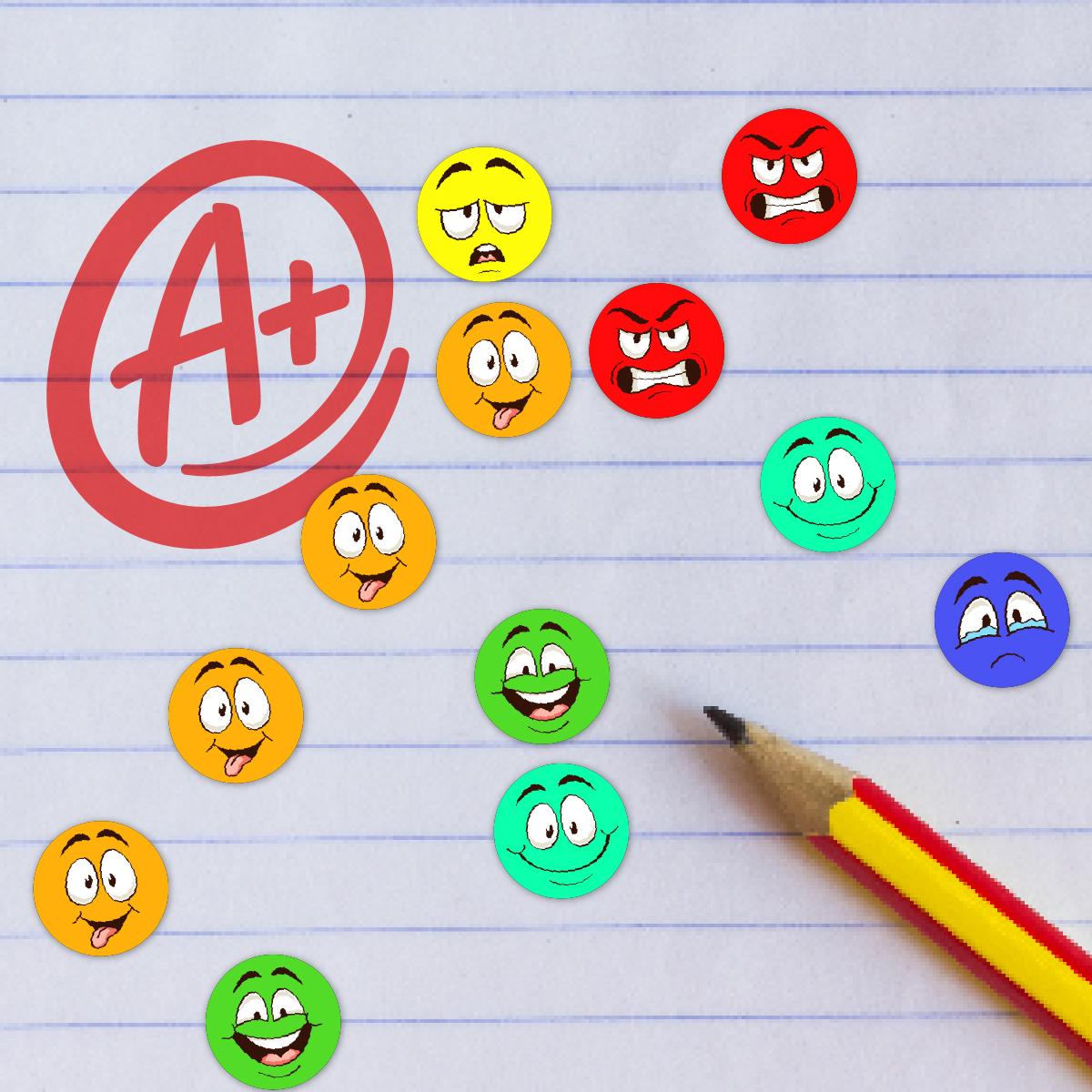 900 Mini Moods Dots 10mm Spot Stickers for Teachers Planners Parents Mental Health