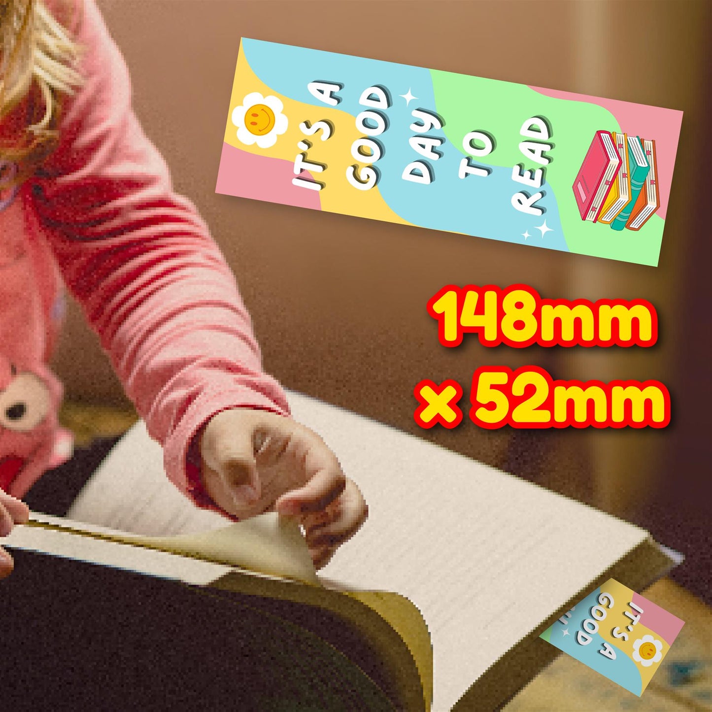 30 It's A Good Day To Read Book Record Classroom Reading Reward Bookmarks Ideal for School Teachers