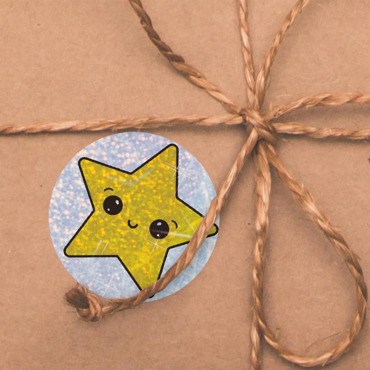 96 Sparkle Stars Stickers 30mm + 60 Free Sparkle Smiles Reward Stickers for Teachers, Parents and Schools