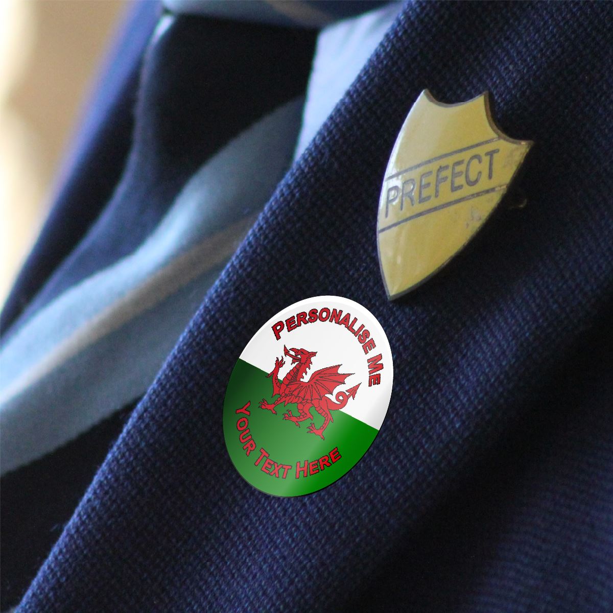 144 Welsh Dragon Flag Personalised 30mm Reward Stickers for School Teachers, Parents and Nursery