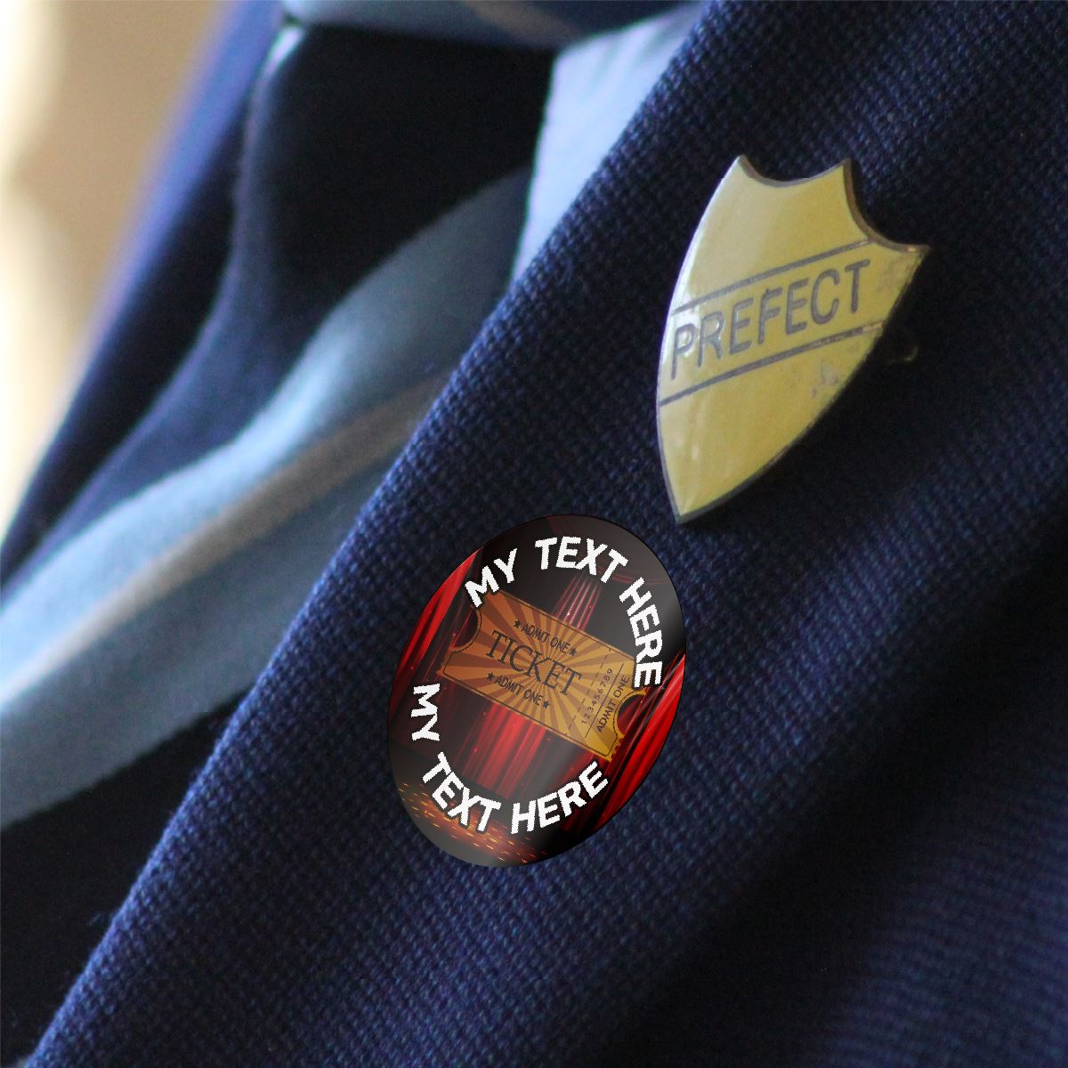 144 Personalised Theatre School Star 30mm Reward Stickers for School Teachers, Parents and Nursery