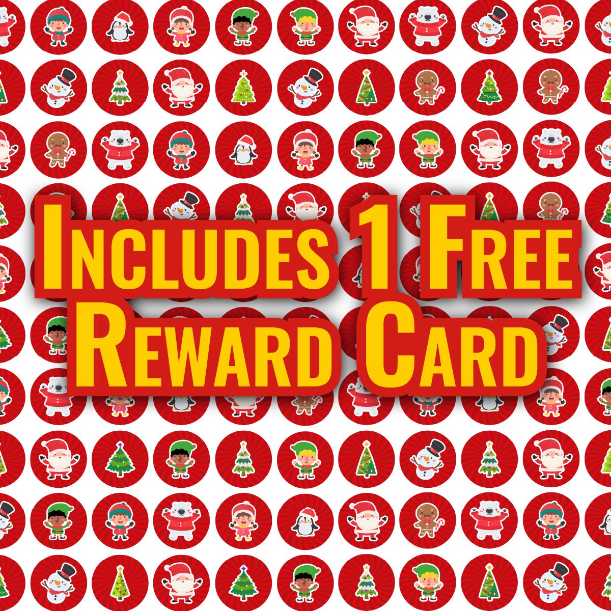 900 Mini Christmas Friends 10mm Spot Stickers for Teachers and Planners