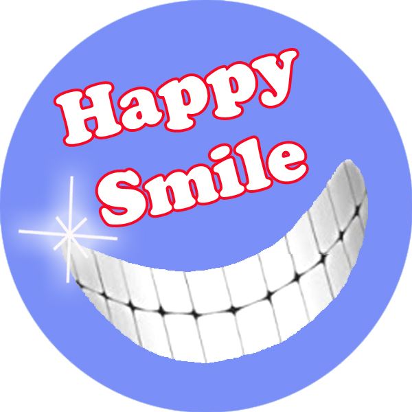 144 Happy Smile 30mm Reward Stickers for Teachers, Parents. Dentist and Party Bags