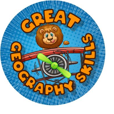 144 Geography Adventure 30mm Stickers Glossy Reward Stickers for School Teachers, Parents and Nursery