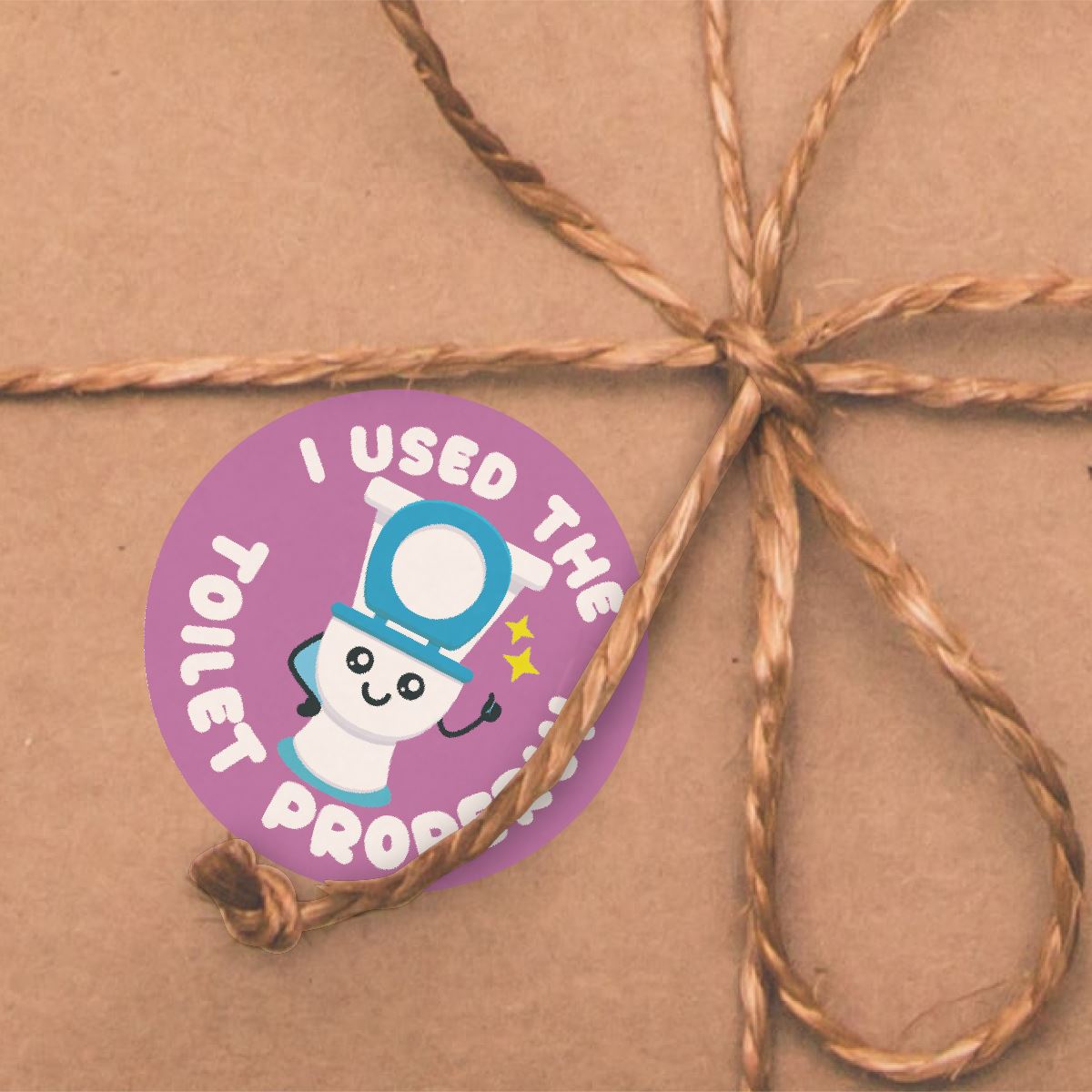 144 I used the toilet properly 30mm Potty Training Reward Stickers for Teachers or Parents