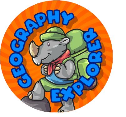 144 Geography Adventure 30mm Stickers Glossy Reward Stickers for School Teachers, Parents and Nursery