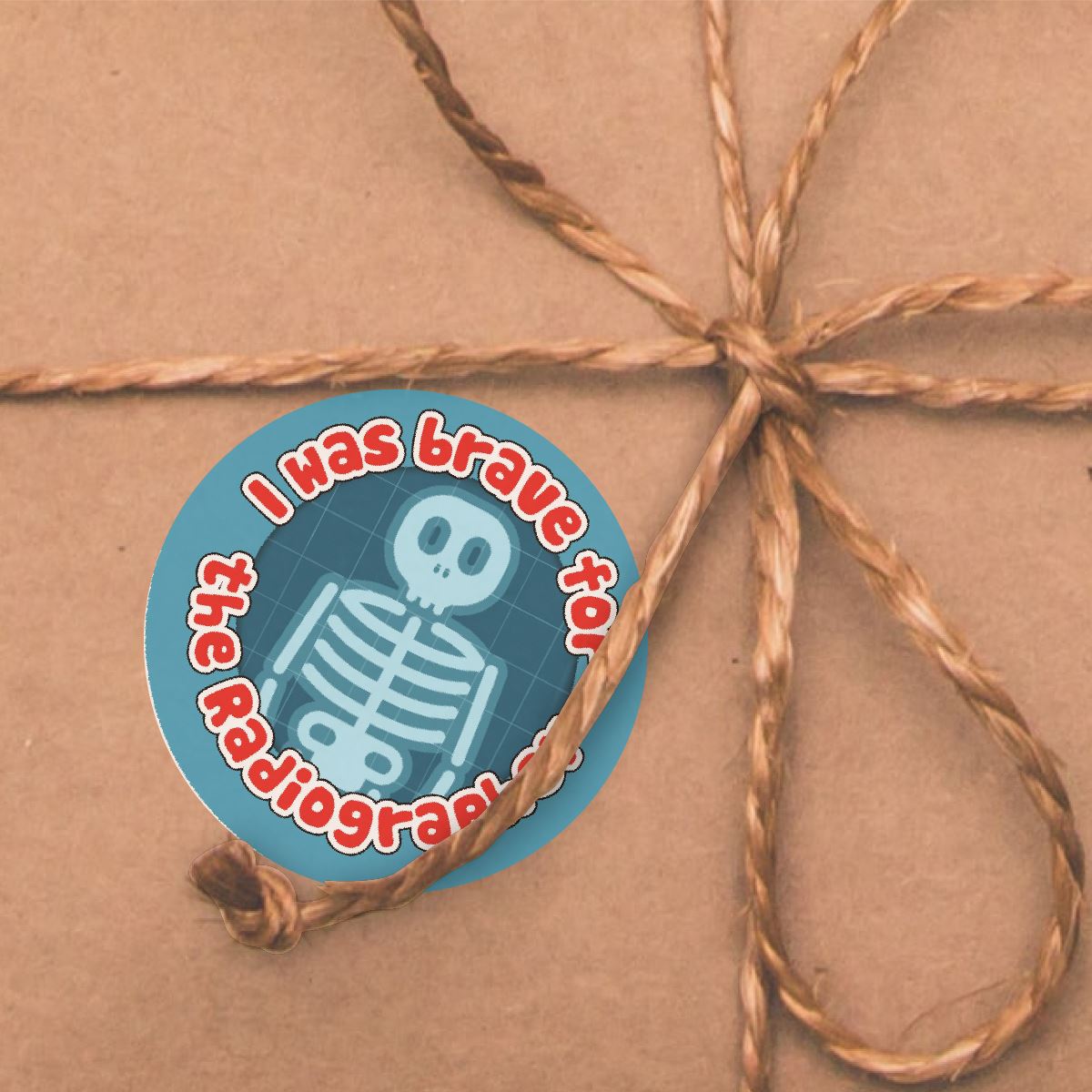 144 Brave for the Radiographer 30mm Reward Stickers for Nurses, Doctors or Dentists