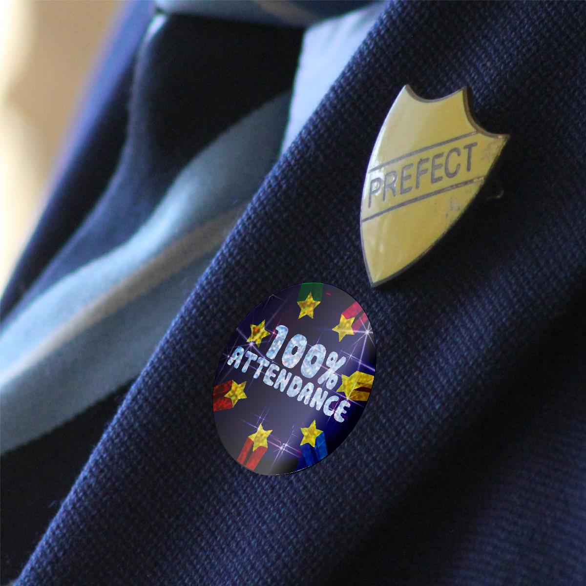 96 Sparkle Attendance Stickers 30mm + 60 Free Sparkle Smiles Reward Stickers for Teachers, Parents and Schools