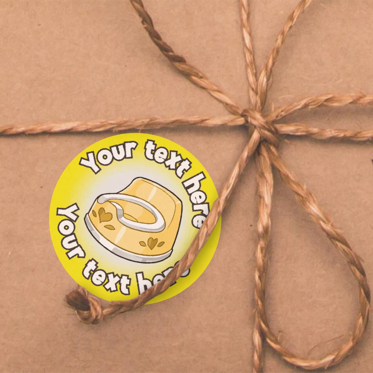 144 Personalised Potty Training 30mm Reward Stickers for School Teachers, Parents and Nursery