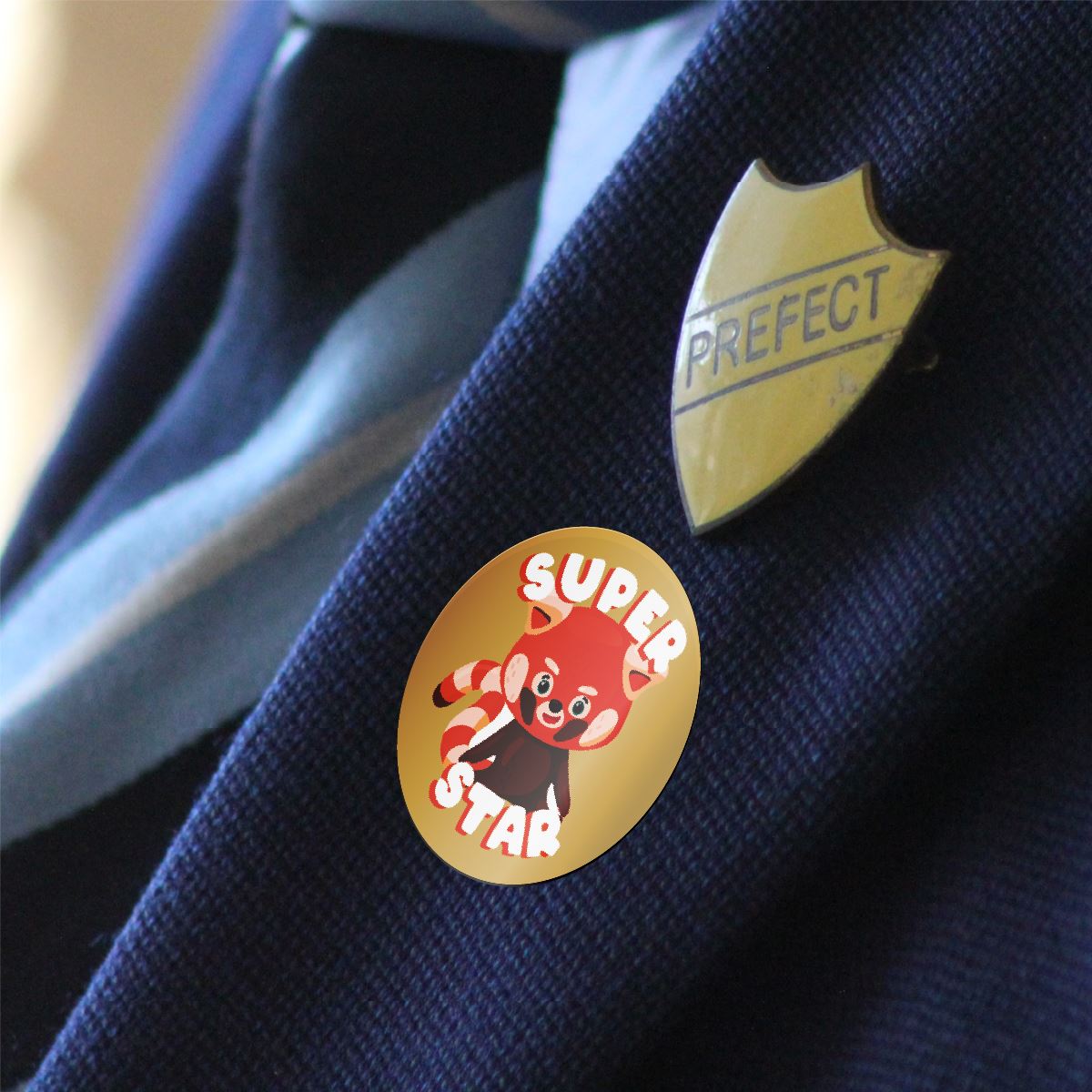 144 Red Panda Praise Reward Stickers 30mm Animal Reward Stickers for Teachers or Parents