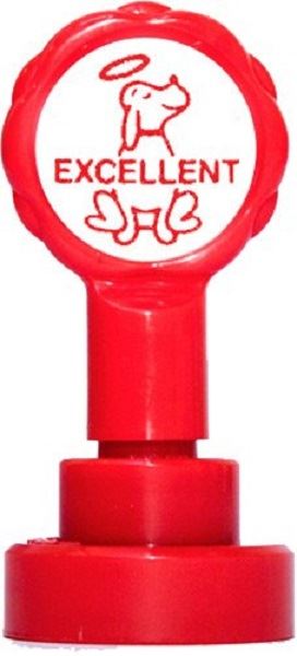 Excellent Red - Self inking teacher reward xstamper xclamations stamp
