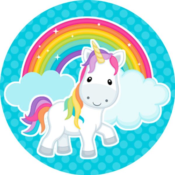 144 Rainbow Unicorns 30mm Reward Stickers for School Teachers, Parents and Nursery