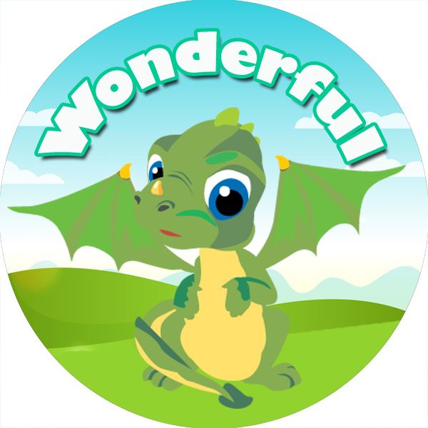 144 Knights and Dragons Praise Words 30mm Stickers for Teachers, Parents and Party Bags