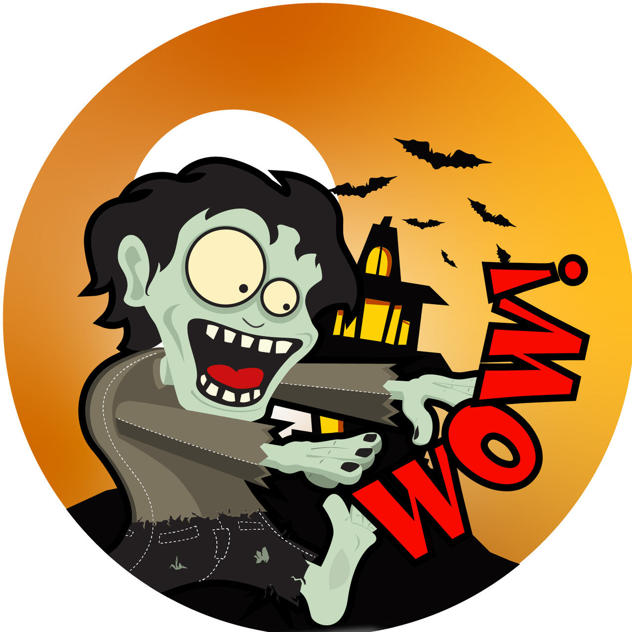 Sticker Stocker 144 Halloween Praise Words (Pack 2) 30mm Round Children's Reward Stickers for Teachers or Parents