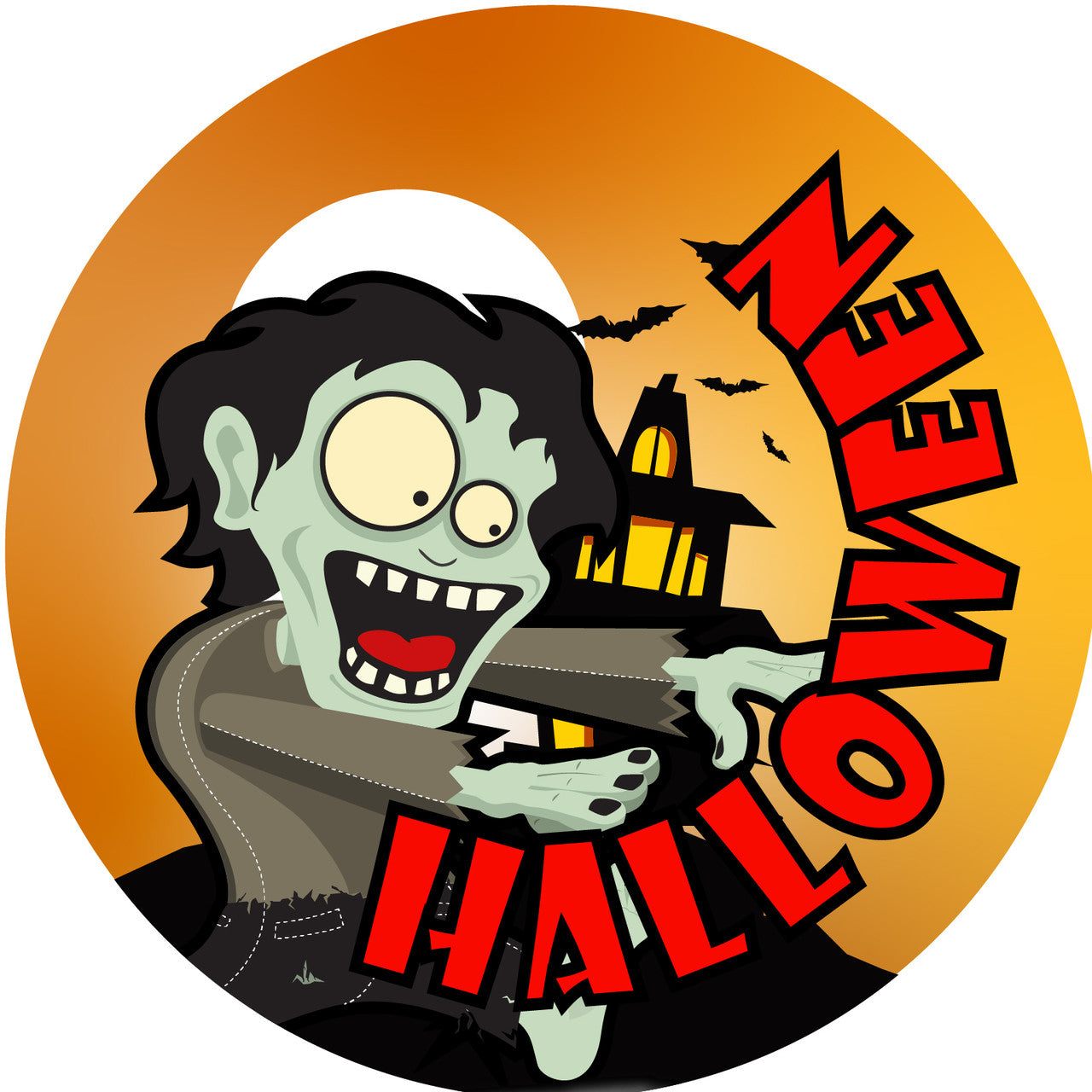 Sticker Stocker - 144 Halloween Trick or Treat (Pack 2) 30mm Round Children's Reward Stickers for Teachers, Parents and Party Bags