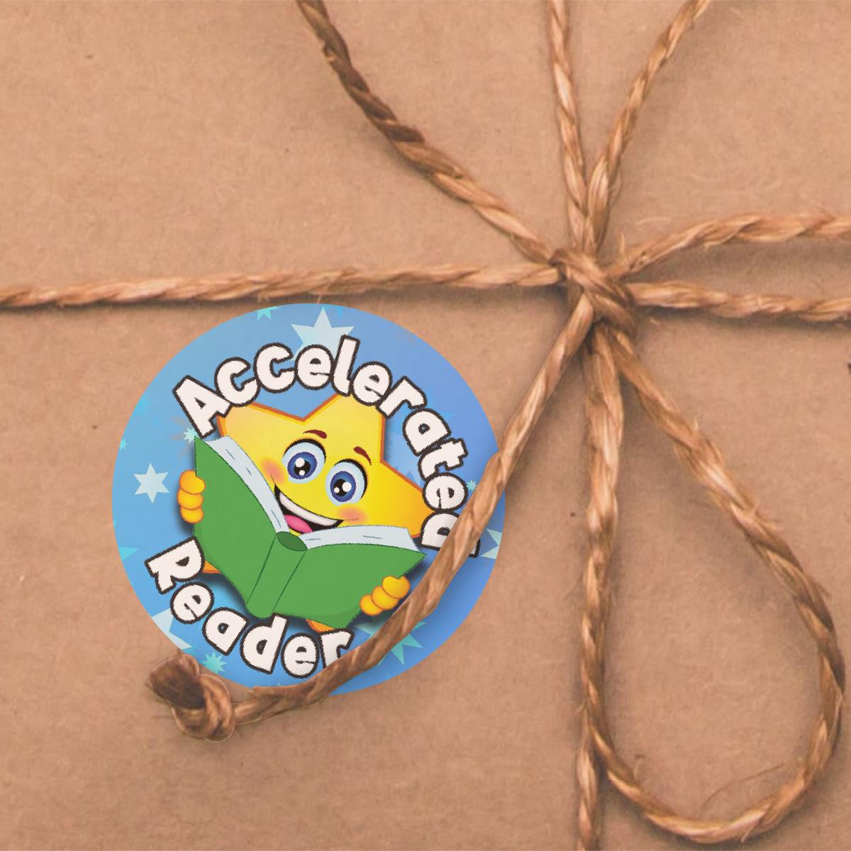 144 Accelerated Reader Reward Stickers 30mm Reading Reward Stickers for Teachers or Parents