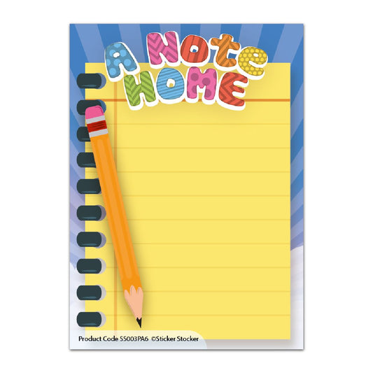 A6 Praise Pad A Note Home Note Pad themed 100 Sheet Incentive Rewards