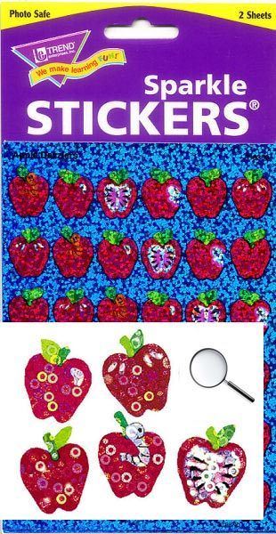 TREND Apple Dazzlers 72 Sparkle Stickers