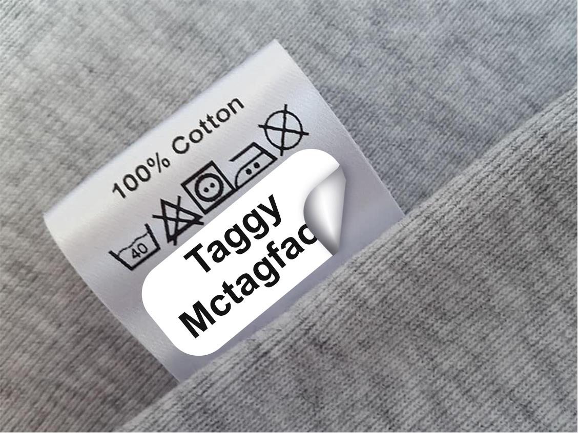 Personalised No-Iron Name Labels for School Clothing & Stationery – 30 mm x 13 mm (Pack of 48)