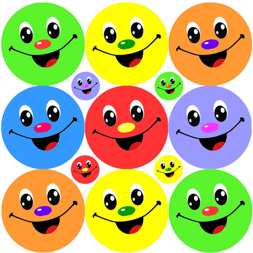234 Colourful Smiles Reward Stickers for School Teachers, Parents and Nursery