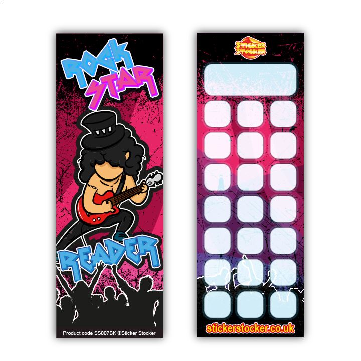 30 Reading Rockstar Classroom Reading Reward Bookmarks Ideal for School Teachers