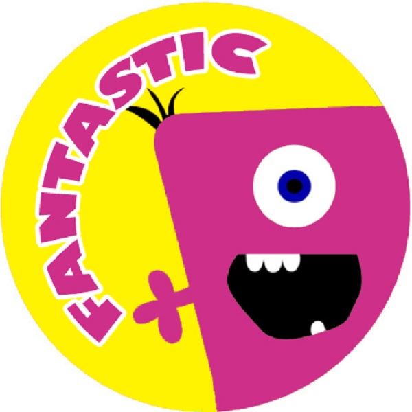 144 Monster Faces Praise Words 30mm Children's Reward Stickers for Teachers or Parents