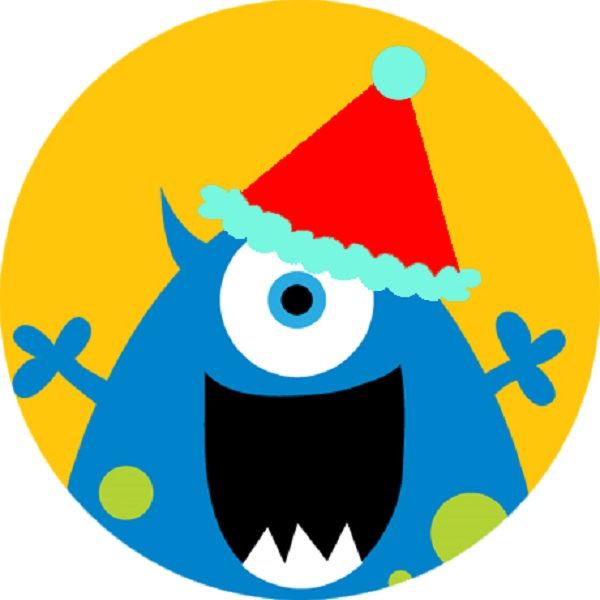 144 Happy Birthday Monsters 30mm Reward Stickers for Teachers, Parents and Party Bags