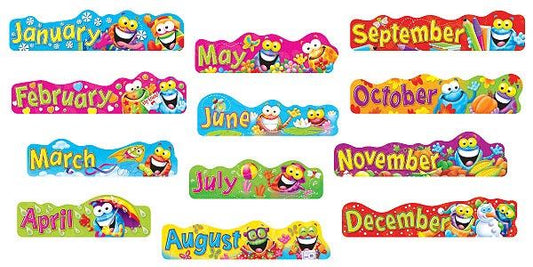 Frog-tastic 12 Monthly Headers Classroom Display set