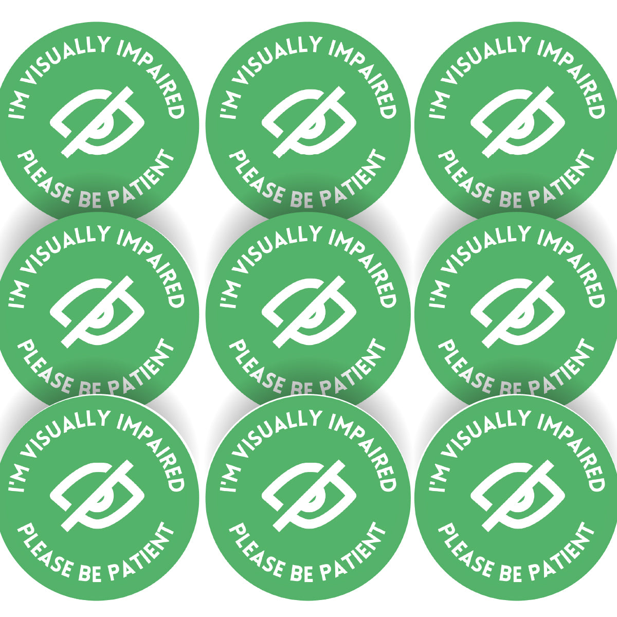 144 Visually Impaired 30mm Reward Stickers for School Teachers, Parents and Nursery