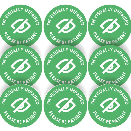 144 Visually Impaired 30mm Reward Stickers for School Teachers, Parents and Nursery