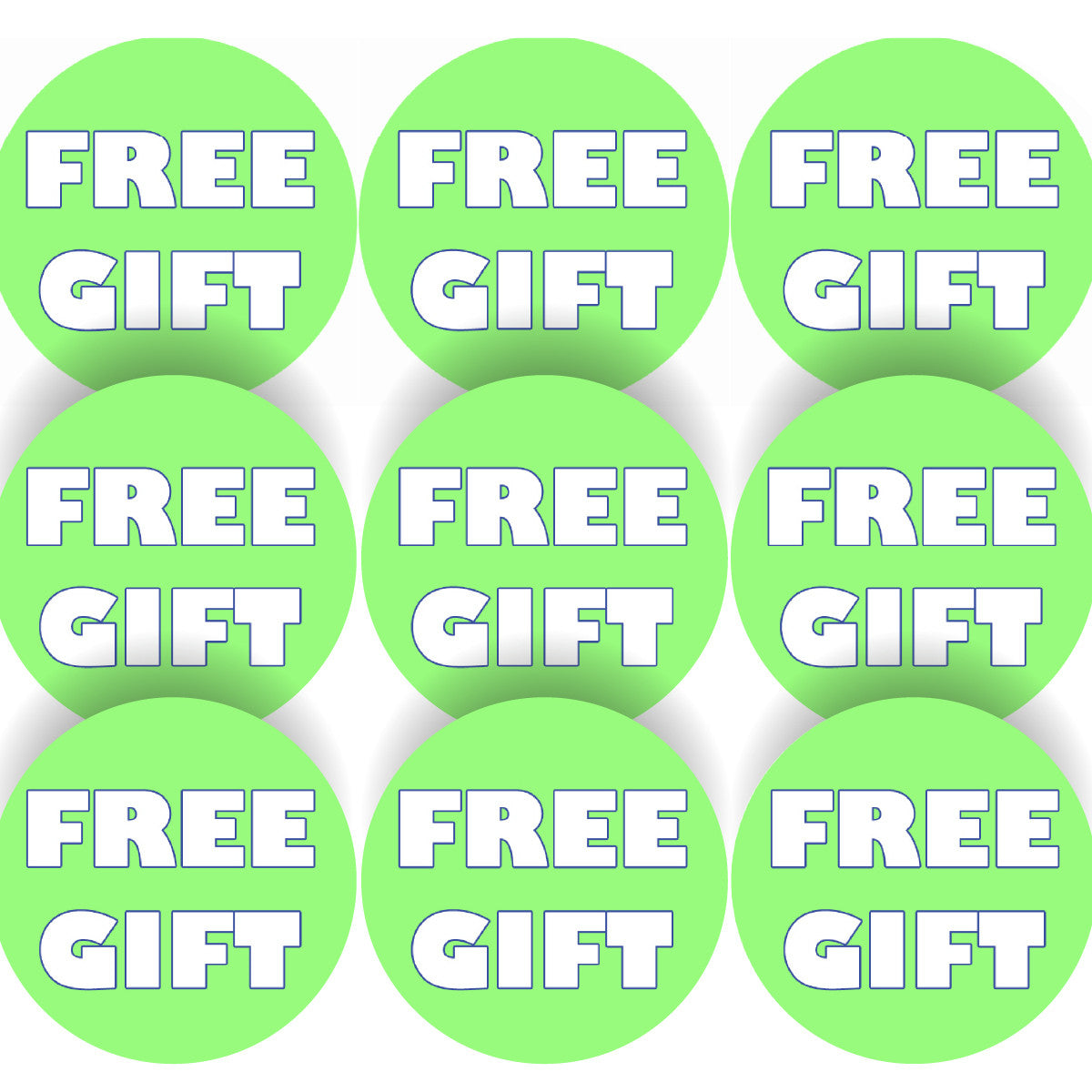 Sticker Stocker 144 Free Gift Glossy Stickers Home Baking Gift Packaging Seal Labels