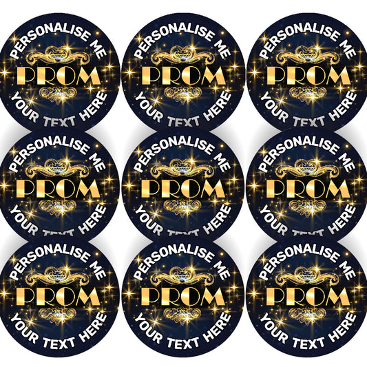 Sticker Stocker - 144 Prom Vintage Personalised 30mm Reward Stickers for School teachers