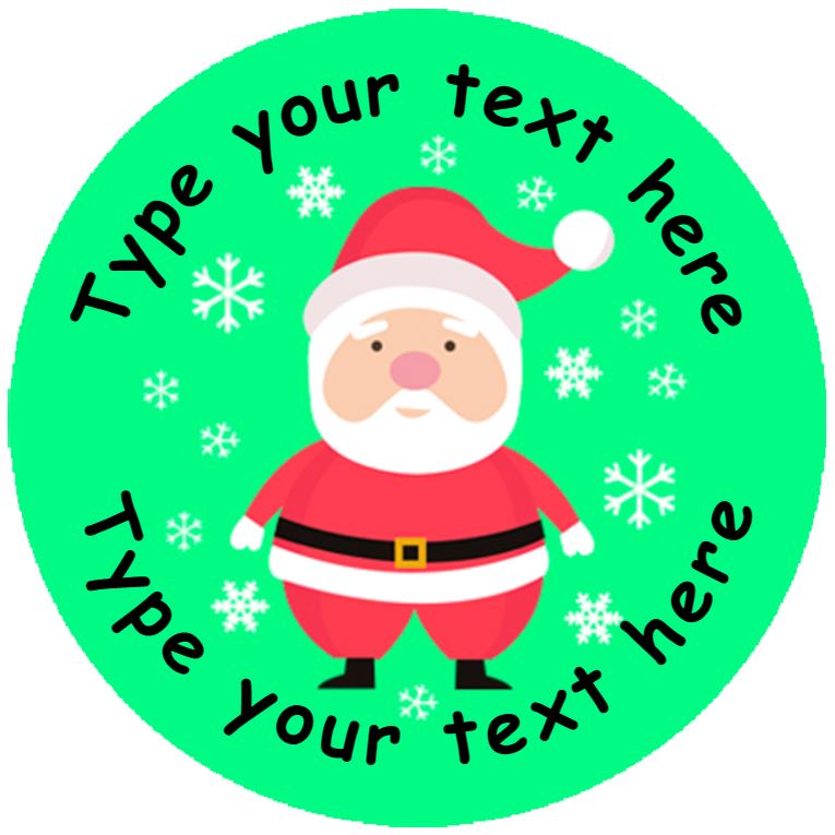 144 Personalised Christmas Friends 30mm Reward Stickers for School Teachers, Parents and Nursery